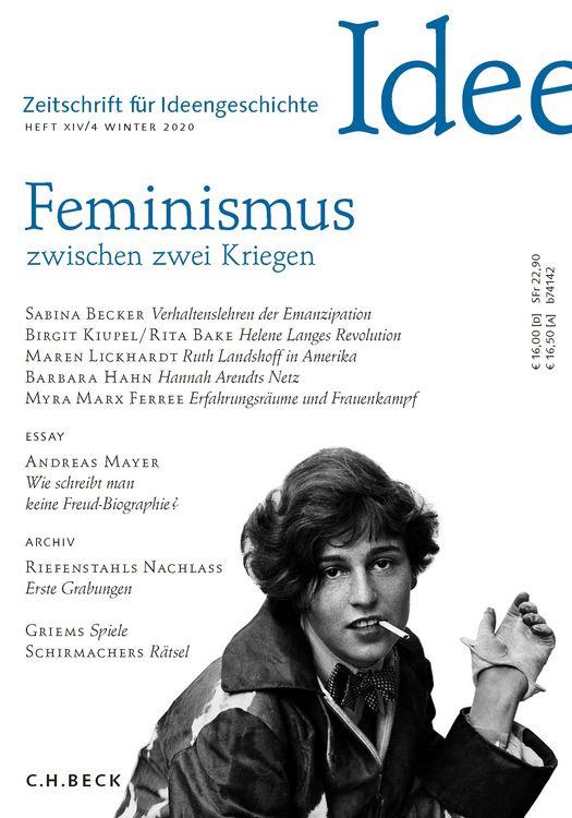 Produktbild: Zeitschrift f&uuml;r Ideengeschichte Heft XIV/4 Winter 2020