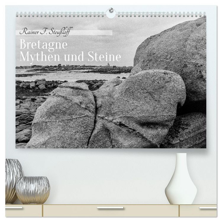 Produktbild: Bretagne Mythen und Steine (hochwertiger Premium Wandkalender 2026 DIN A2 quer), Kunstdruck in Hochglanz