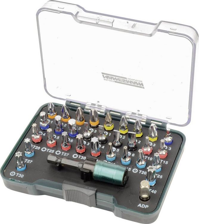 Produktbild: Br&uuml;der Mannesmann M29710 Bit-Set 32teilig