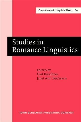 Produktbild: Studies in Romance Linguistics