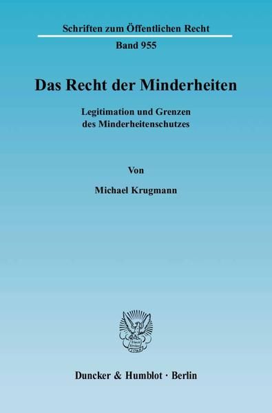 Produktbild: Das Recht der Minderheiten.