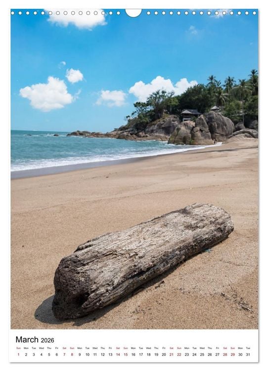 Produktbild: South East Asian Beaches (Wall Calendar 2026 DIN A3 portrait), CALVENDO 12 Month Wall Calendar