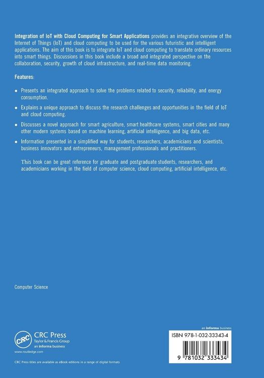 Produktbild: Integration of IoT with Cloud Computing for Smart Applications