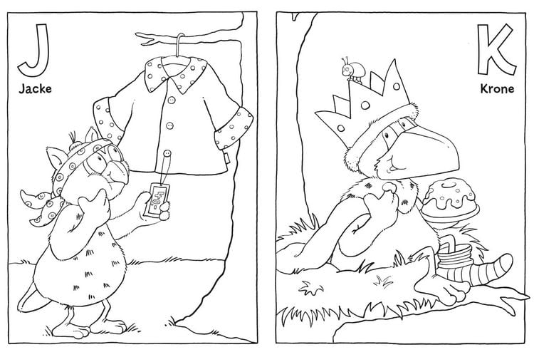 Produktbild: Der kleine Rabe Socke: Das lustige ABC-Malbuch vom kleinen Raben Socke
