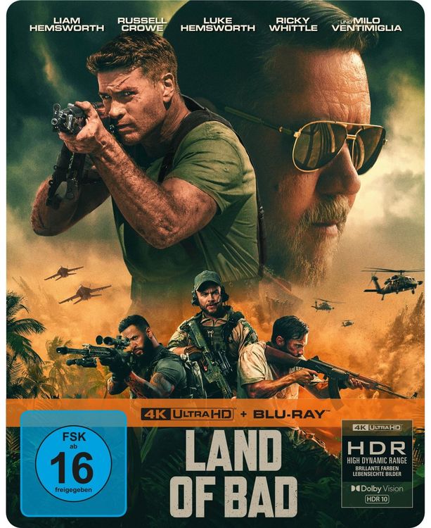 Produktbild: Land of Bad - 2-Disc Limited SteelBook (4K Ultra HD + Blu-ray)