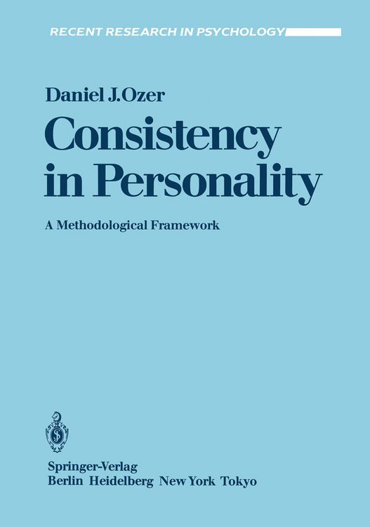 Produktbild: Consistency in Personality