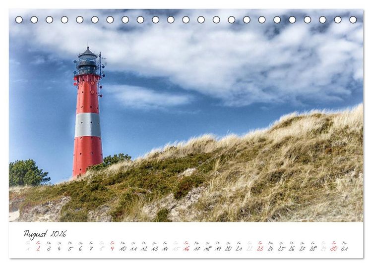 Produktbild: Sylt (Tischkalender 2026 DIN A5 quer), CALVENDO Monatskalender