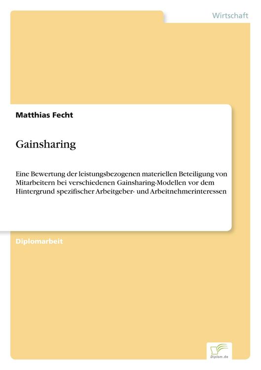 Produktbild: Gainsharing
