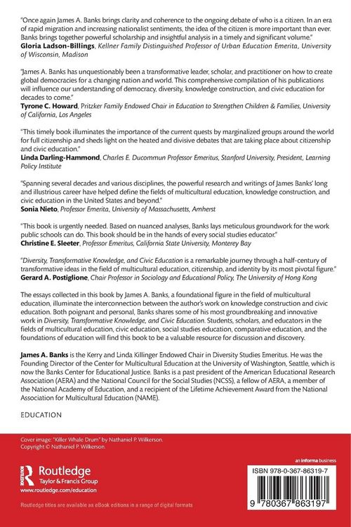 Produktbild: Diversity, Transformative Knowledge, and Civic Education