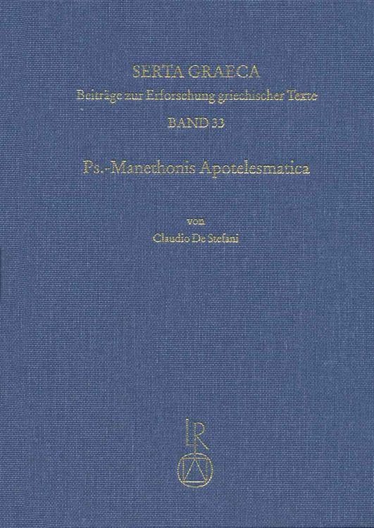 Produktbild: Ps.-Manethonis Apotelesmatica