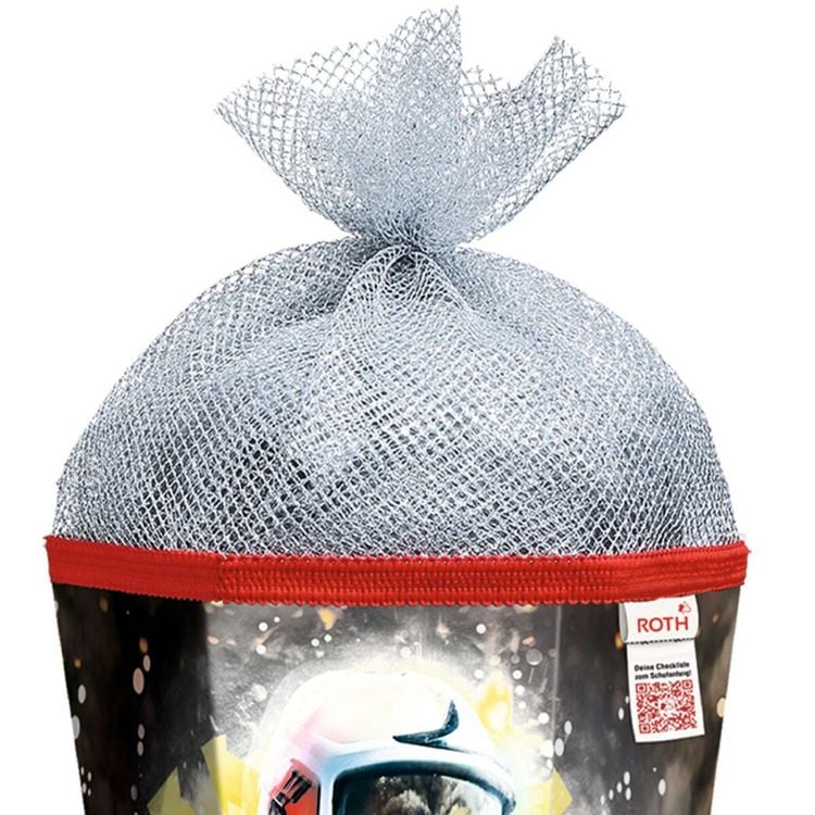 Produktbild: Motivschult&uuml;te, Feuerwehrmann, 85cm, Folie & Silbert&uuml;ll
