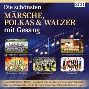 Produktbild: Die sch&ouml;nsten M&auml;rsche,Polkas u.Walzer mit Gesang