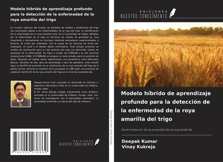 Produktbild: Modelo h&iacute;brido de aprendizaje profundo para la detecci&oacute;n de la enfermedad de la roya amarilla del trigo