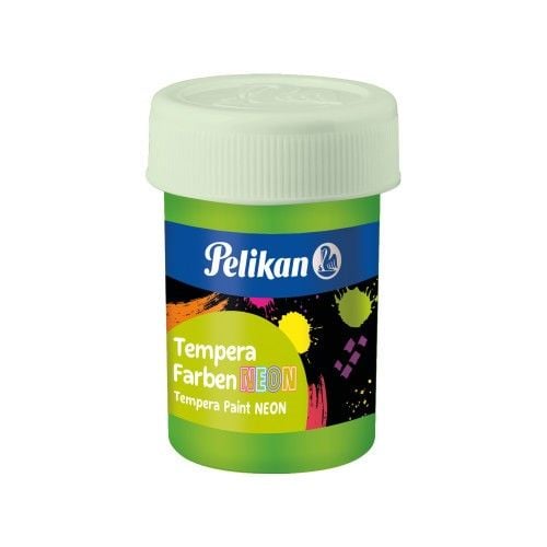 Produktbild: Pelikan Temperafarben NEON, 6 Schulmalfarben je 20ml