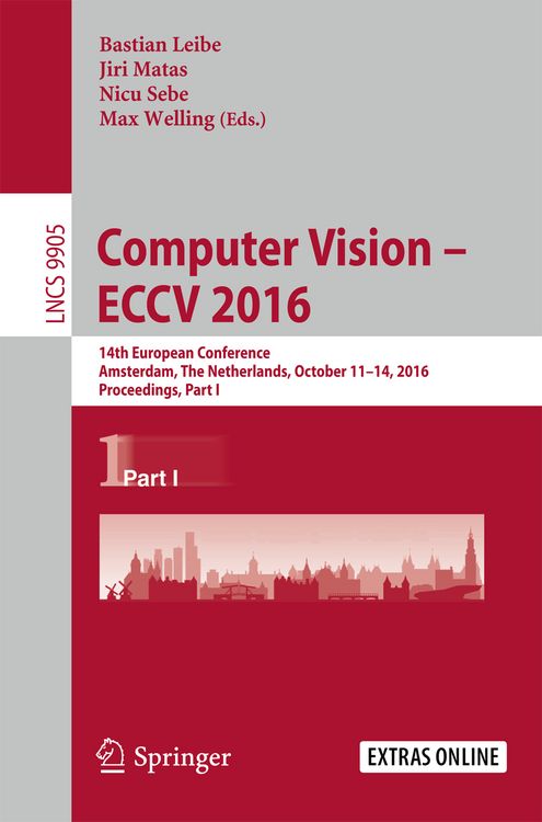 Produktbild: Computer Vision &ndash; ECCV 2016