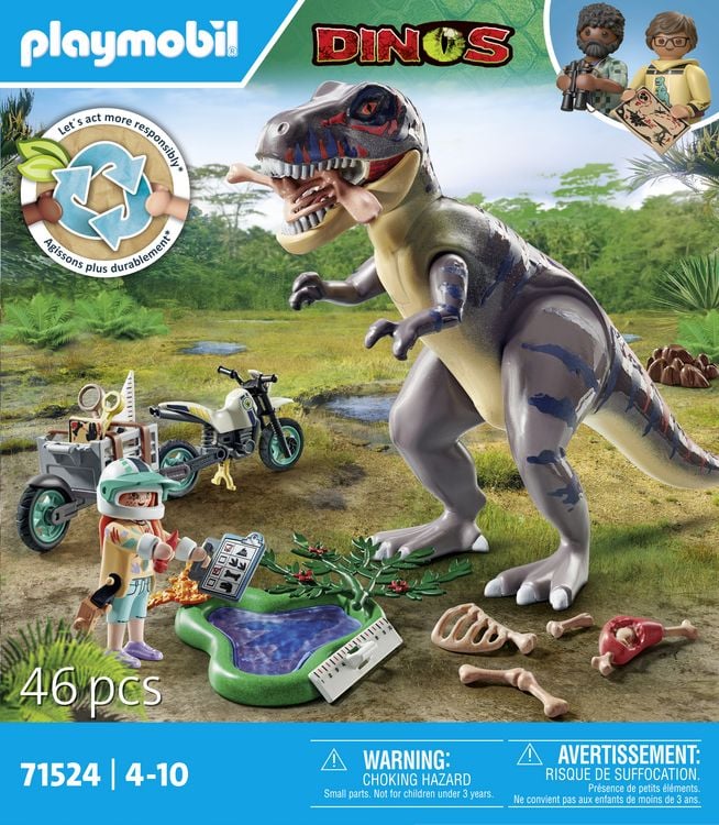 Produktbild: PLAYMOBIL 71524 T-Rex-Spurensuche