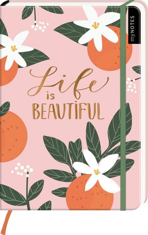 Produktbild: MyNOTES Notizbuch A5: Life is beautiful