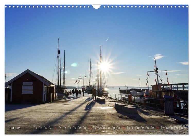 Produktbild: Oslo - Norwegen (Wandkalender 2026 DIN A3 quer), CALVENDO Monatskalender