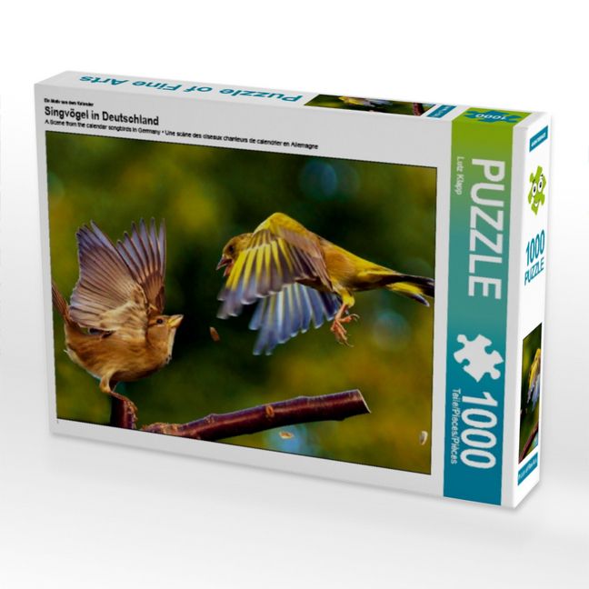 Produktbild: CALVENDO Puzzle Ein Motiv aus dem Kalender Singv&ouml;gel in Deutschland | 1000 Teile Lege-Gr&ouml;&szlig;e 64x48cm Foto-Puzzle f&uuml;r gl&uuml;ckliche Stunden