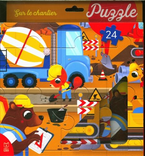 Produktbild: Sur le chantier : puzzle 24 pi&egrave;ces : d&egrave;s 4 ans