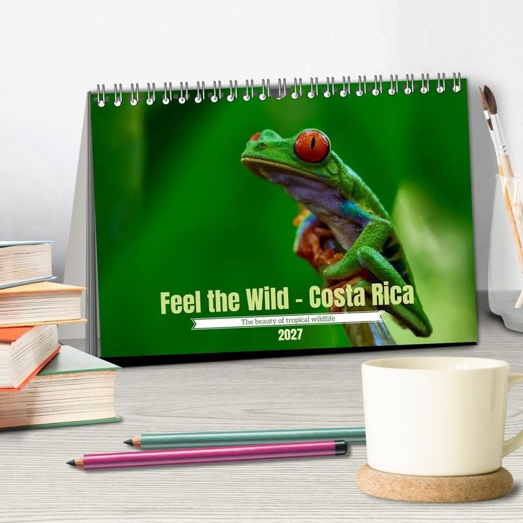 Produktbild: Feel the Wild &ndash; Costa Rica (Desk Calendar 2027 DIN A5 landscape), CALVENDO 12 Month DeskCalendar