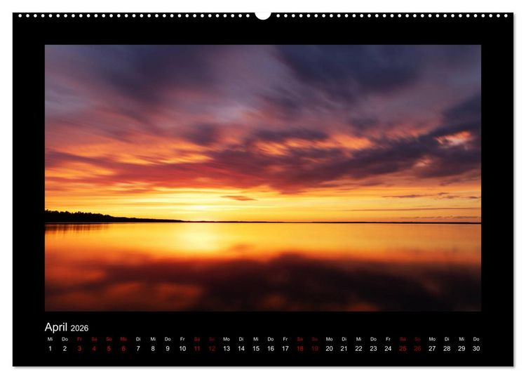 Produktbild: Finnland - Nordische Farbenspiele (Wandkalender 2026 DIN A2 quer), CALVENDO Monatskalender