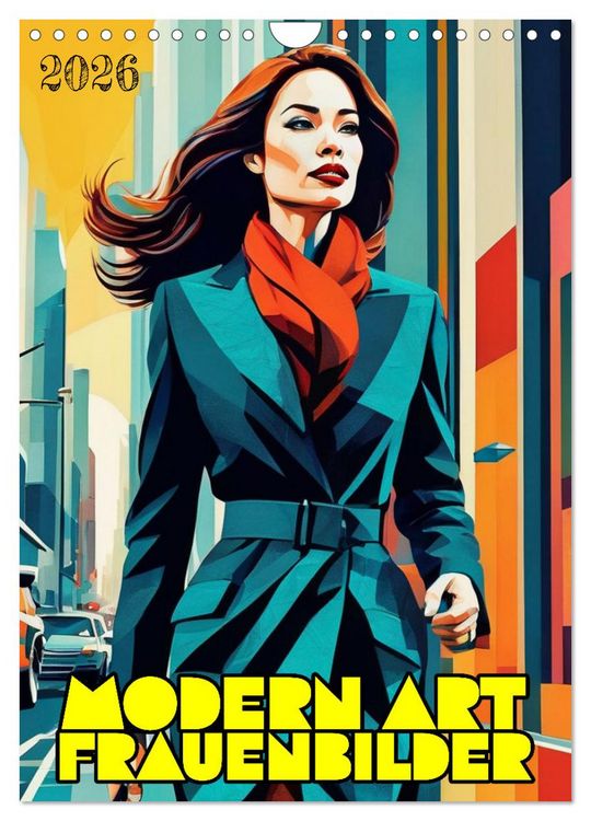 Produktbild: Modern Art Frauenbilder (Wandkalender 2026 DIN A4 hoch), CALVENDO Monatskalender