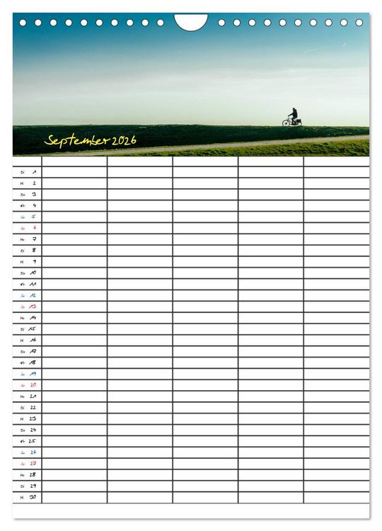 Produktbild: JUIST - DIE NORDSEEINSEL (Wandkalender 2026 DIN A4 hoch), CALVENDO Monatskalender