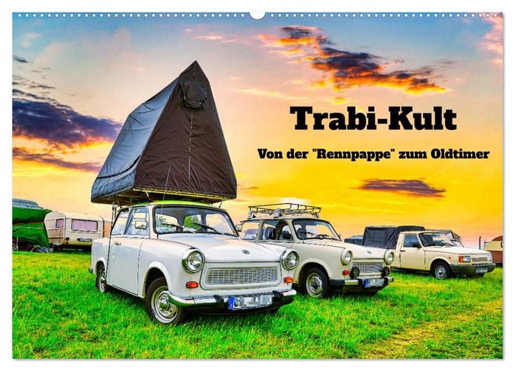 Produktbild: Trabi-Kult (Wandkalender 2026 DIN A2 quer), CALVENDO Monatskalender