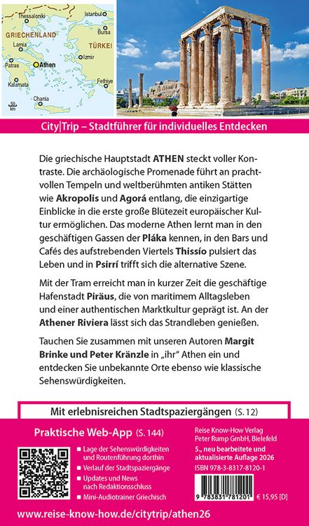 Produktbild: Reise Know-How CityTrip Athen