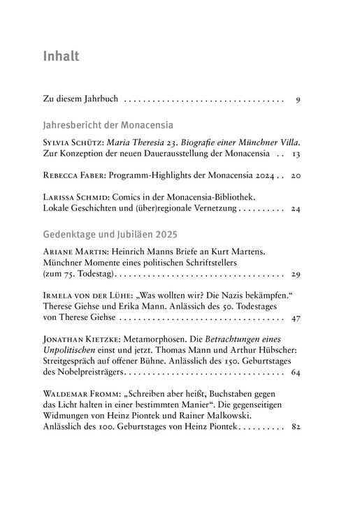 Produktbild: Freunde der Monacensia e. V. - Jahrbuch 2025