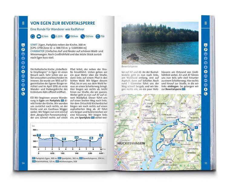 Produktbild: KOMPASS Wanderf&uuml;hrer Bergisches Land, Naturpark zwischen Rhein und Sauerland, 60 Touren