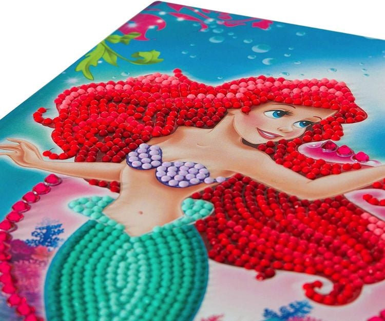 Produktbild: Craft Buddy CANJ-DNY601 - Crystal Art, The Little Mermaid, Notebook, 26x 18 cm