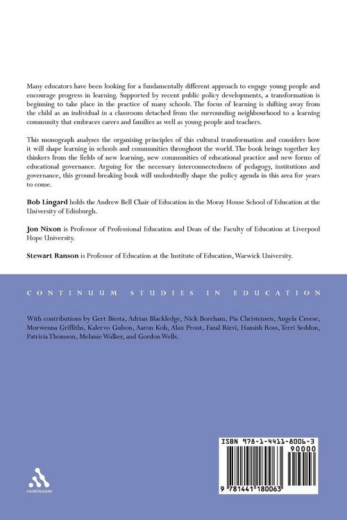 Produktbild: Transforming Learning in Schools and Communities
