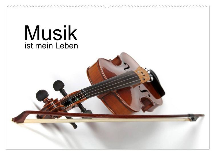 Produktbild: Musik ist mein Leben (Wandkalender 2026 DIN A2 quer), CALVENDO Monatskalender