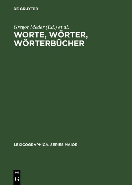 Produktbild: Worte, W&ouml;rter, W&ouml;rterb&uuml;cher
