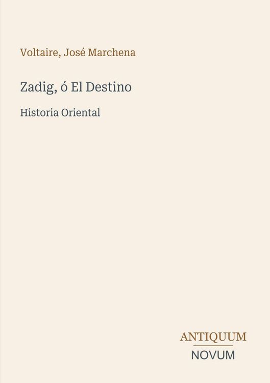 Produktbild: Zadig, &oacute; El Destino