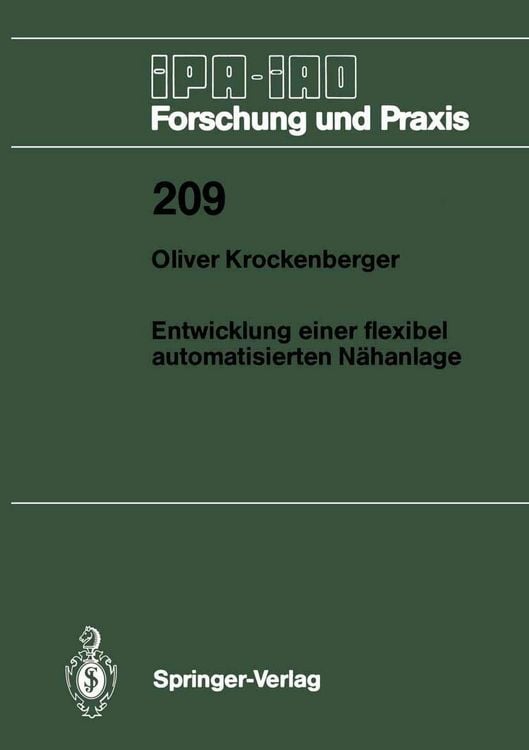 Produktbild: Entwicklung einer flexibel automatisierten N&auml;hanlage
