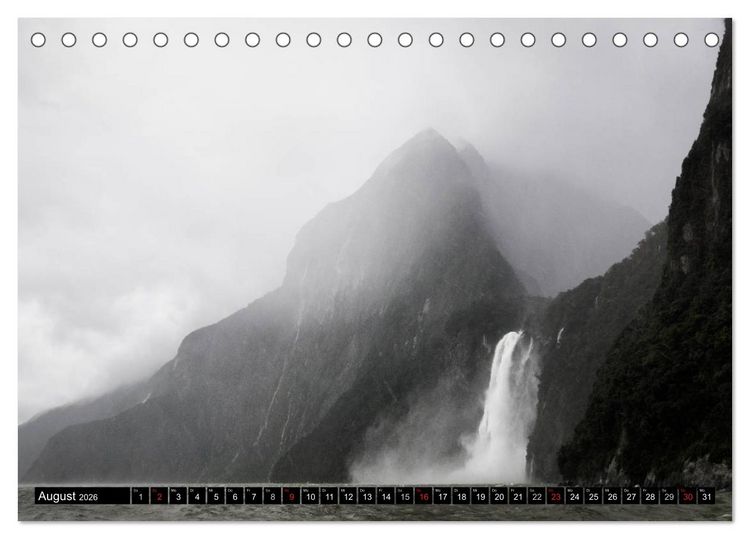 Produktbild: Neuseeland - Attraktiver S&uuml;den (Tischkalender 2026 DIN A5 quer), CALVENDO Monatskalender