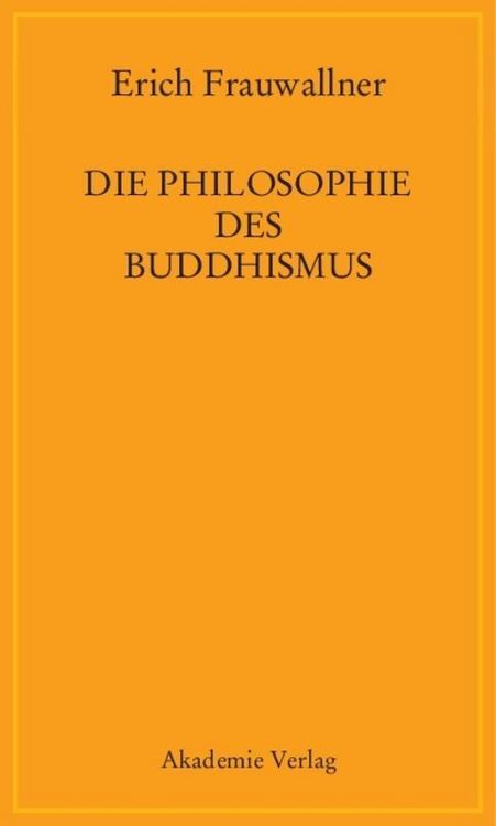 Produktbild: Die Philosophie des Buddhismus