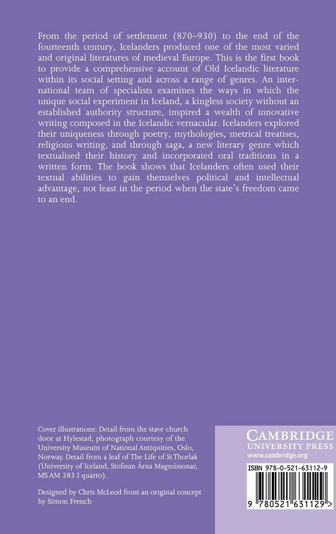 Produktbild: Old Icelandic Literature and Society