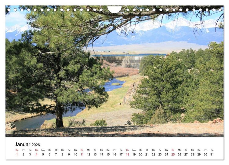 Produktbild: Colorado, USA - Ausflugsziele rund um Colorado Springs (Wandkalender 2026 DIN A4 quer), CALVENDO Monatskalender