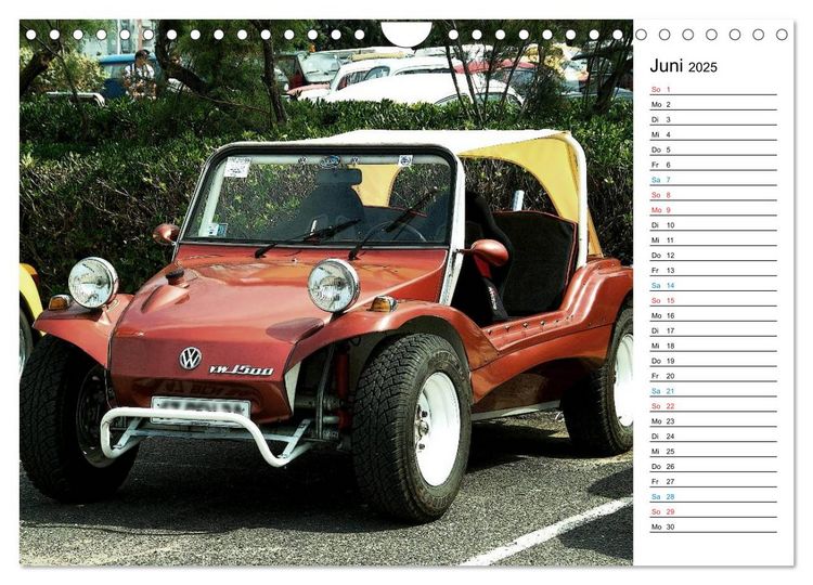 Produktbild: Buggys - die Kultautos der 80er (Wandkalender 2025 DIN A4 quer), CALVENDO Monatskalender