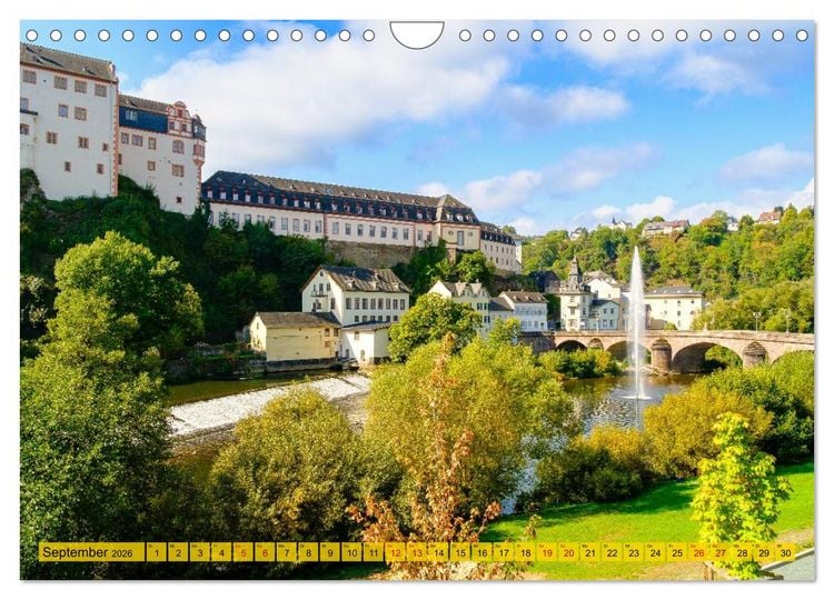 Produktbild: Ein Blick auf Weilburg an der Lahn (Wandkalender 2026 DIN A4 quer), CALVENDO Monatskalender