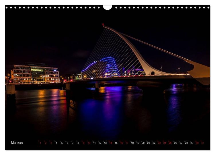 Produktbild: Dublin (Wandkalender 2026 DIN A3 quer), CALVENDO Monatskalender