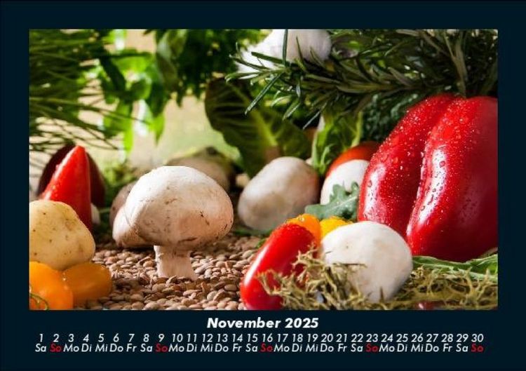 Produktbild: Gem&uuml;sekalender 2025 Fotokalender DIN A5