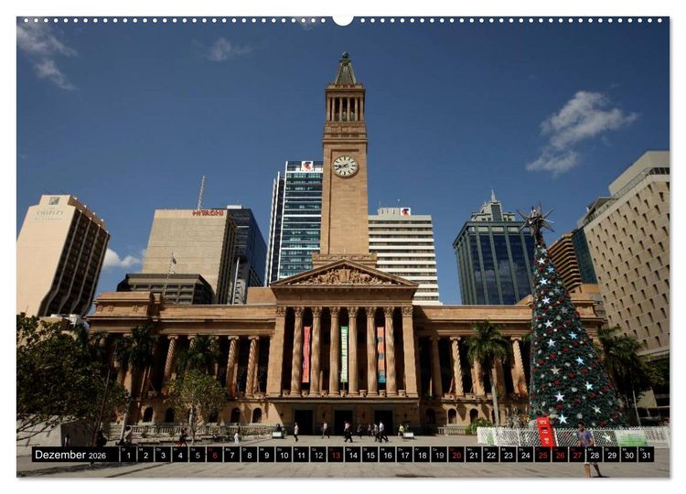 Produktbild: Brisbane (Wandkalender 2026 DIN A2 quer), CALVENDO Monatskalender