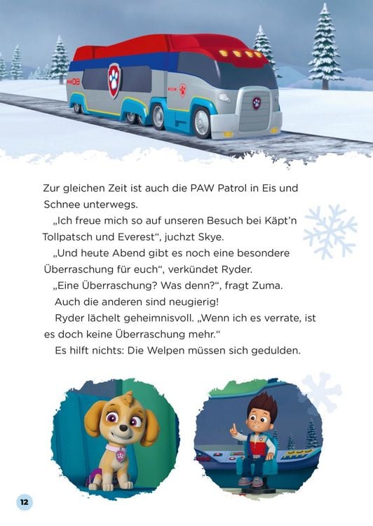 Produktbild: PAW Patrol Geschichtenbuch: Abenteuerliche Wintergeschichten