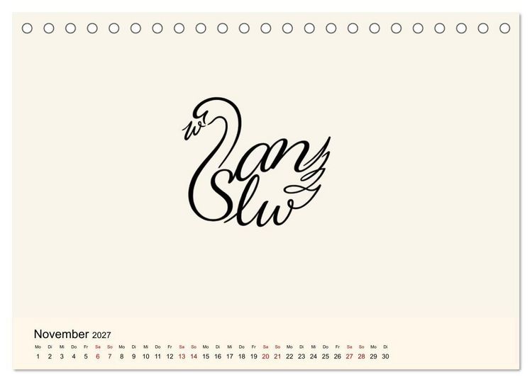 Produktbild: Buchstabentiere (Tischkalender 2027 DIN A5 quer), CALVENDO Monatskalender