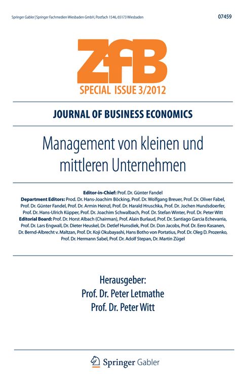 Produktbild: Management von kleinen und mittleren Unternehmen